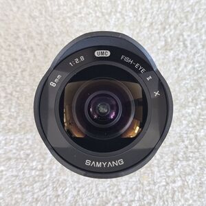 Samyang 8mm f/2.8 Lens Fisheye II Lens EF for Canon EF-M Mount